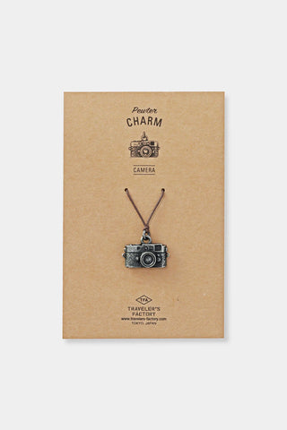 TRAVELER'S FACTORY Pewter Charm Camera