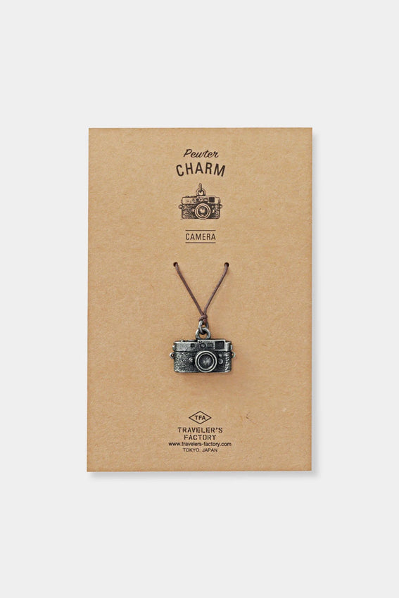 TRAVELER'S FACTORY Pewter Charm Camera