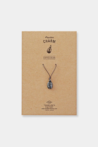 TRAVELER'S FACTORY Pewter Charm Coffee Bean