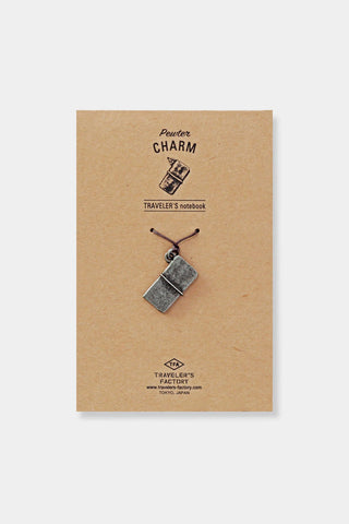TRAVELER'S FACTORY Pewter Charm TN Journal