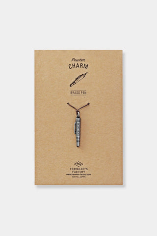 TRAVELER'S FACTORY Pewter Charm TRC Pen