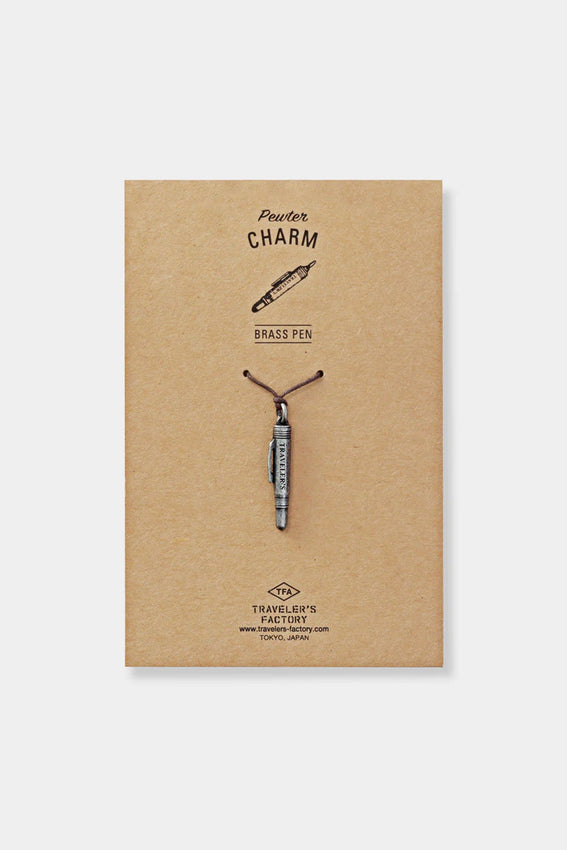 TRAVELER'S FACTORY Pewter Charm TRC Pen