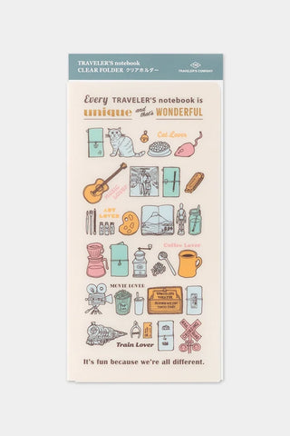 TRAVELER'S notebook 2027 Clear Folder