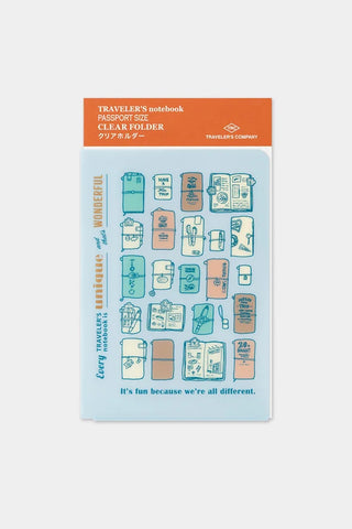 TRAVELER'S notebook 2027 Passport Clear Folder