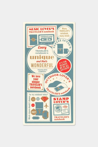 TRAVELER'S notebook 2027 Writing Mat