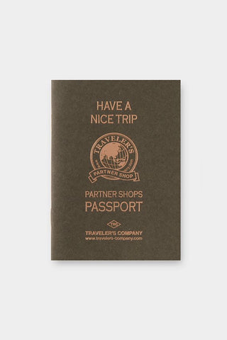 TRAVELER'S notebook Passport Size Refill Partner Shop Stamp