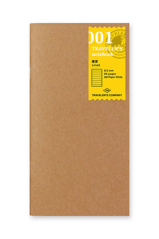 TRAVELER'S COMPANY 001 Lined Notebook