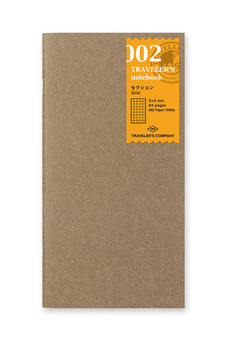 TRAVELER'S COMPANY 002 Grid Notebook