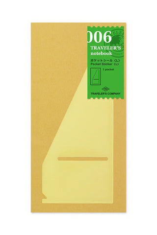 TRAVELER'S COMPANY 006 File Pocket Sticker