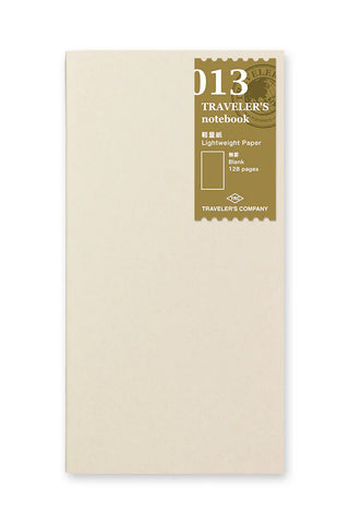 TRAVELER'S COMPANY 013 Lightweight Paper Notebook