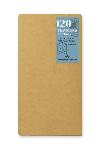 TRAVELER'S COMPANY 020 Kraft File Folder