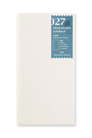 TRAVELER'S COMPANY 027 Watercolor Paper Notebook