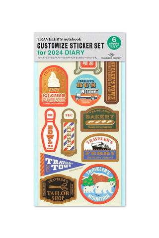 TRAVELER'S COMPANY 2024 Customize Sticker Pack