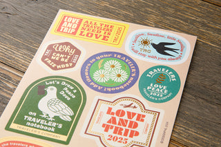 TRAVELER'S COMPANY 2025 Customize Sticker Pack