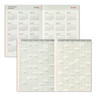 TRAVELER'S COMPANY 2025 Passport Monthly Planner