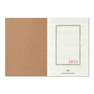 TRAVELER'S COMPANY 2025 Passport Monthly Planner