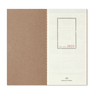 TRAVELER'S COMPANY 2025 Weekly Vertical Planner