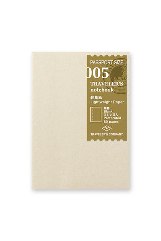 TRAVELER'S COMPANY Passport 005 Lightweight Paper Notebook