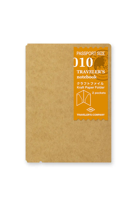 TRAVELER'S notebook Passport 010 Kraft Paper Folder