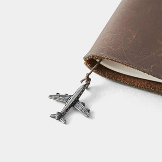TRAVELER'S FACTORY Pewter Charm Airplane