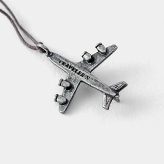 TRAVELER'S FACTORY Pewter Charm Airplane