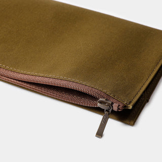 TRAVELER'S FACTORY Cotton Zipper Case Olive