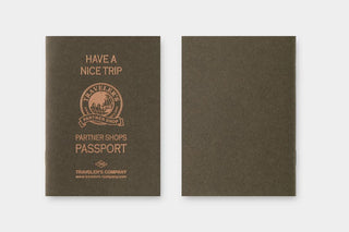 TRAVELER'S notebook Passport Size Refill Partner Shop Stamp