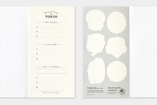 TRAVELER’S COMPANY Refill TOKYO Postcard Notebook