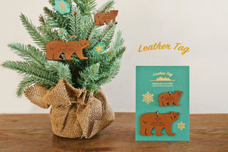 TRAVELER'S FACTORY Leather Bear Tag