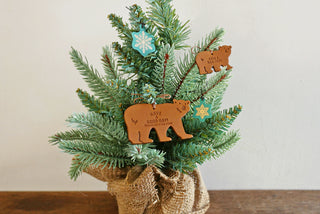 TRAVELER'S FACTORY Leather Bear Tag