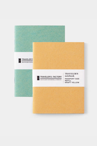 TRAVELER'S FACTORY Passport Kraft Notebook