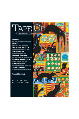 Tape Op Magazine Dec 2025/Jan 2026 No. 170