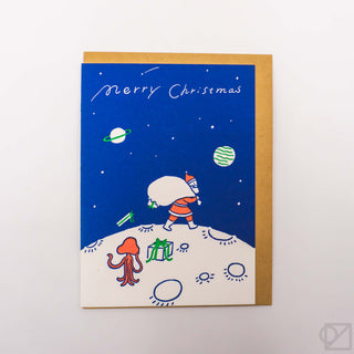 Space Santa Card