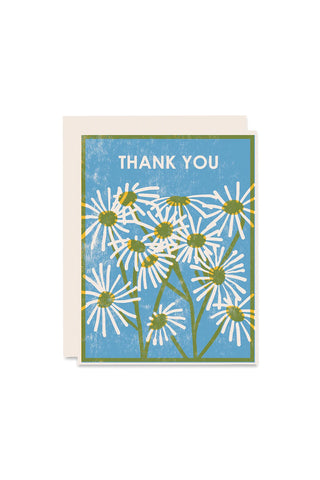 Thank You Daisies Letterpress Card