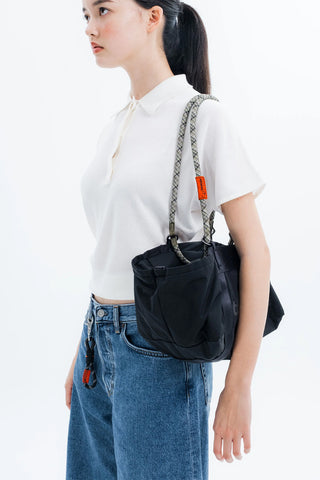 Topologie Summit Duffle Small Black Tech Sateen