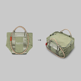 Topologie Summit Duffle Small Black Tech Sateen