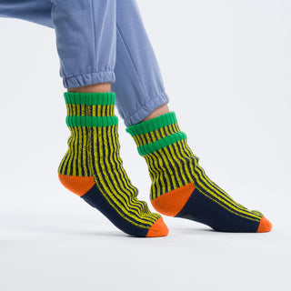 Verloop Gym House Socks Yellow Navy