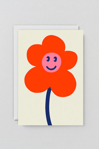 WRAP Happy Flower Art Card