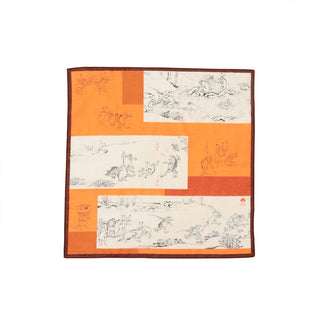 Yamamoto Jin Shoten x BEAMS Japan Handkerchief Choju-giga