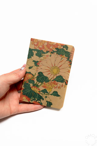 Yamamoto Paper RO-BIKI Museum Pocket Notebook Chrysanthenum
