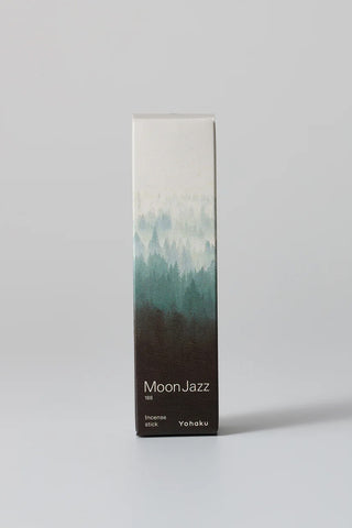 Yahaku Moon Jazz incense stick packaging on a white background