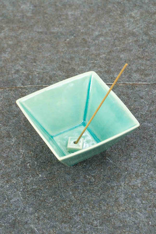 Yukari Bowl Incense Burner Green