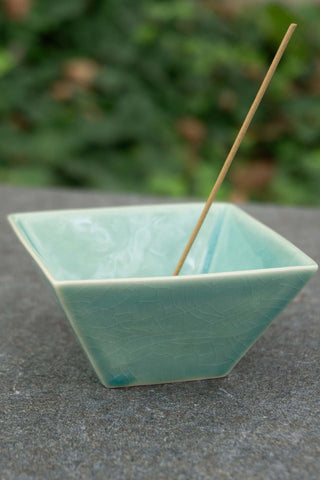 Yukari Bowl Incense Burner Green