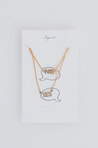 Aquvii Yes No Necklace