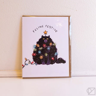 Feline Festive Card