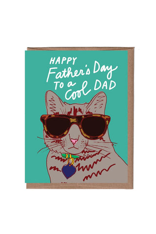 Cool Cat Father's Day Card