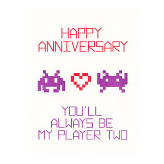 Player Two Anniversary Card