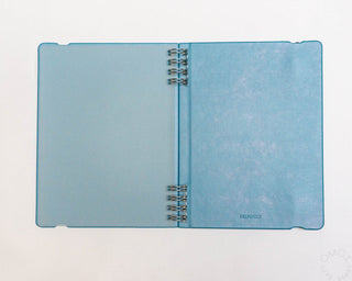 DELFONICS Rollbahn FLEXIBLE Notebook Cover Blue Fleur