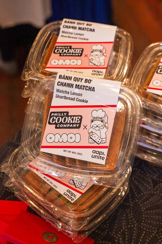 Philly Cookie Co. × OMOI Matcha Lemon Shortbread Cookie 6-Pack