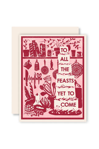 All the Feasts Letterpress Card